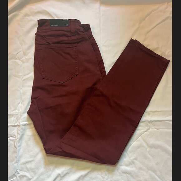 NWT Red Ann Taylor Denim, The Skinny leg Curvy fit, 10 Petite - Picture 1 of 5